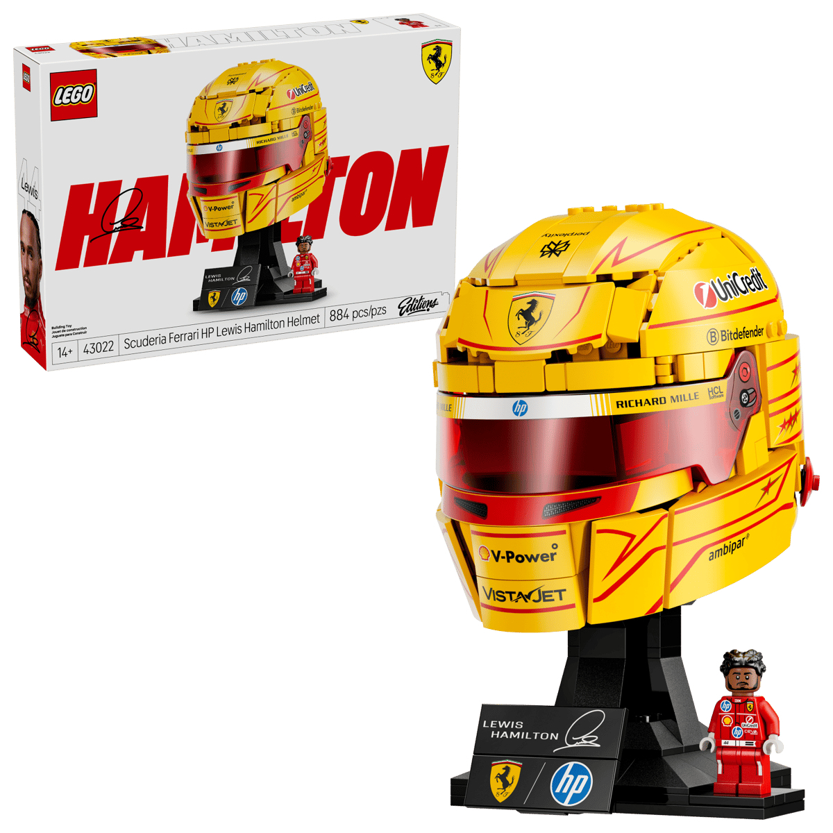 LEGO 43022 Scuderia Ferrari HP Lewis Hamilton 頭盔