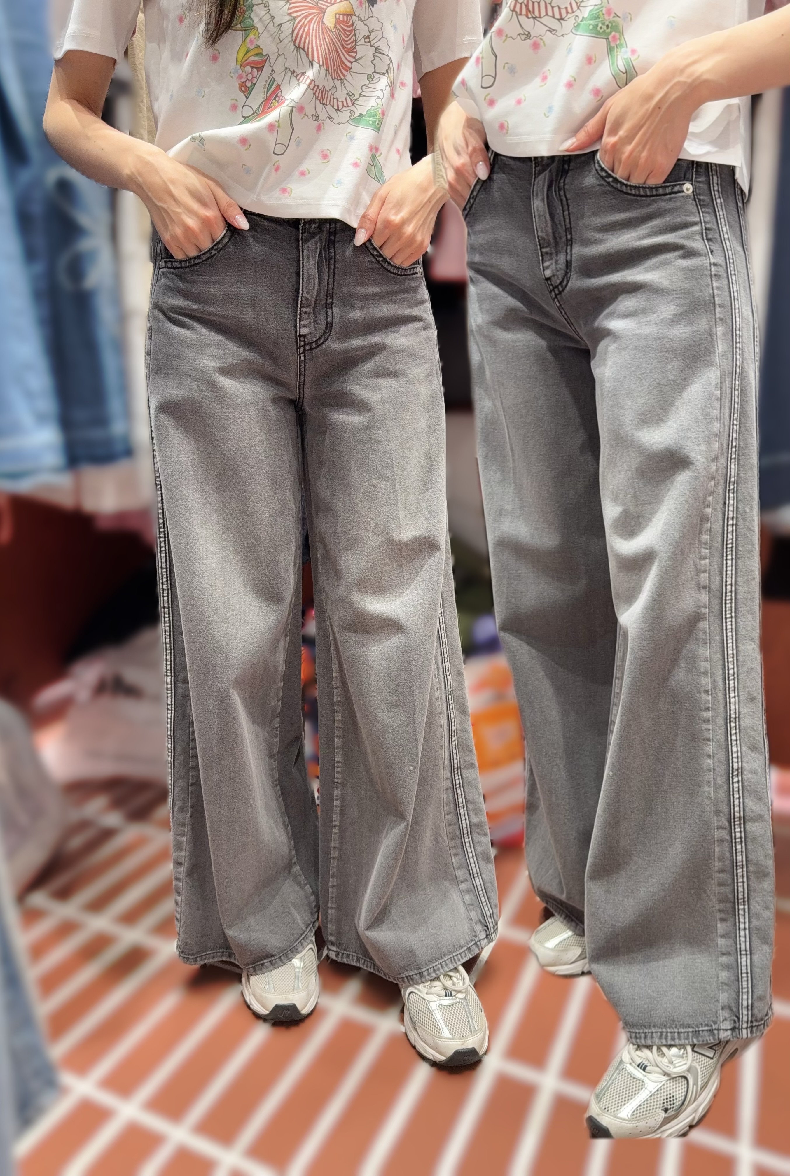 IL29 高腰牛仔褲 S:腰25-30    HIP 42   長38.5    /M:腰26.5 -31.5  HIP 43.5  長38.5    /L:腰 28 -33  HIP45  長39   $ 509(一口價)