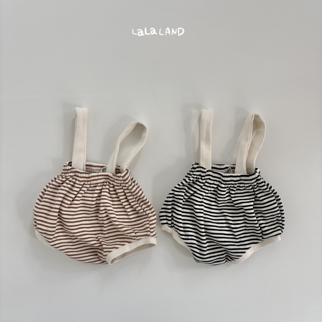 韓國🇰🇷LALA LAND 條紋吊帶屁屁褲(6M-18M)