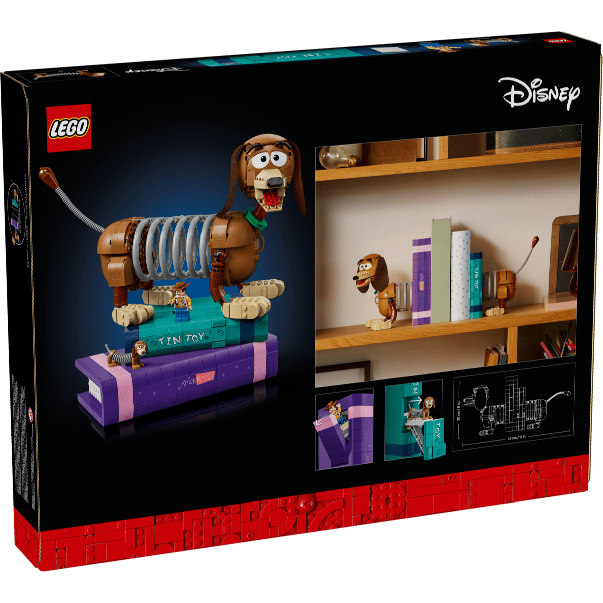 LEGO 43301 玩具總動員彈簧狗書擋