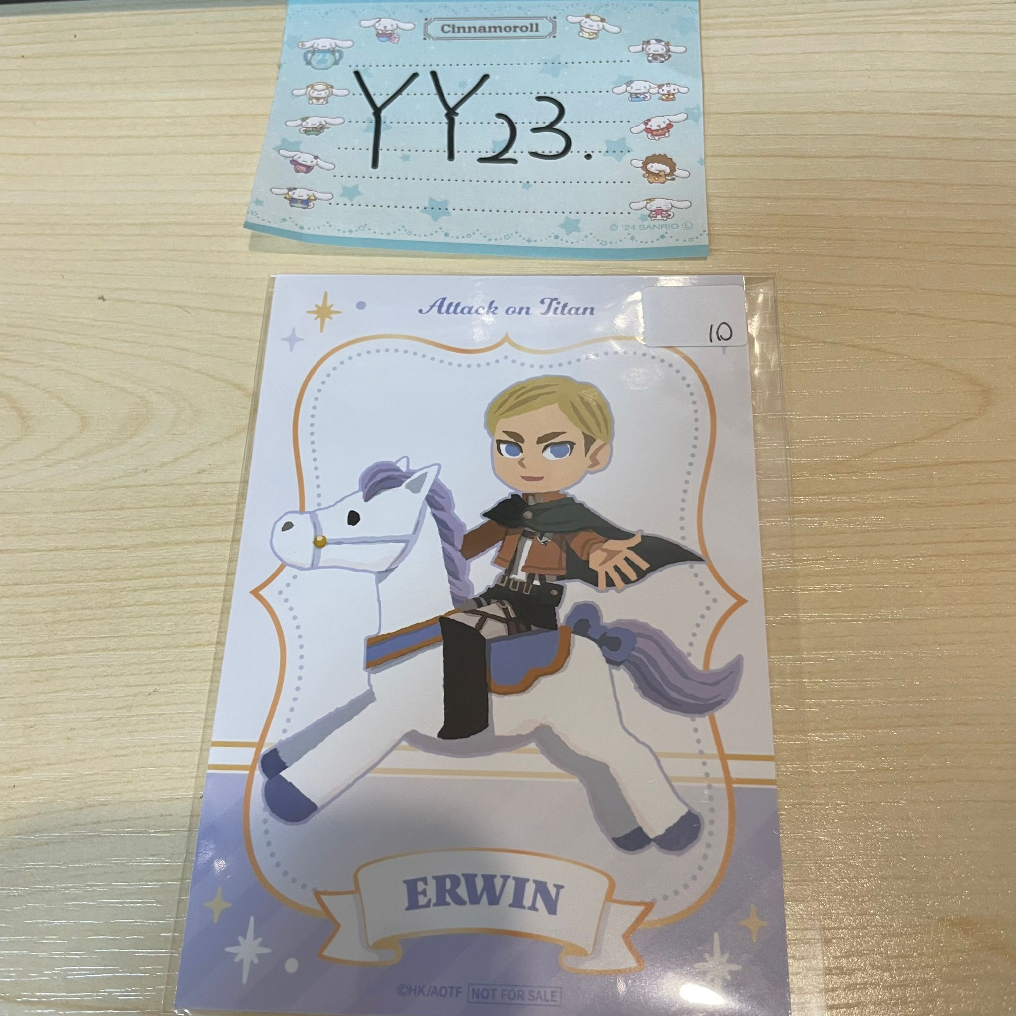 進擊的巨人 Erwin 相卡 #YY23