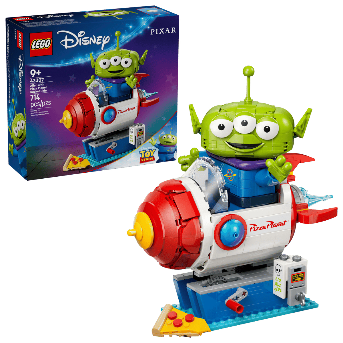 LEGO 43307 三眼怪和披薩星球火箭