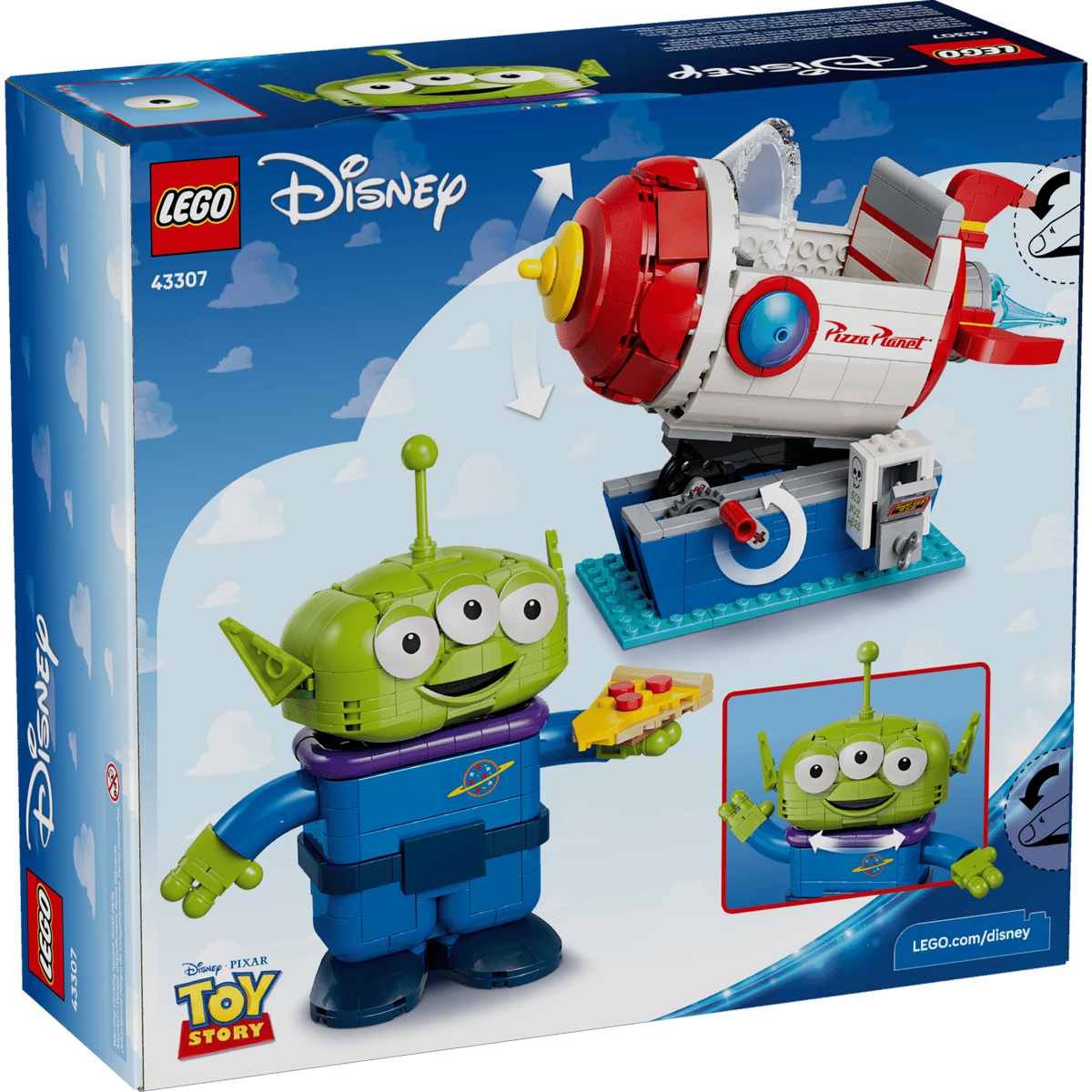 LEGO 43307 三眼怪和披薩星球火箭