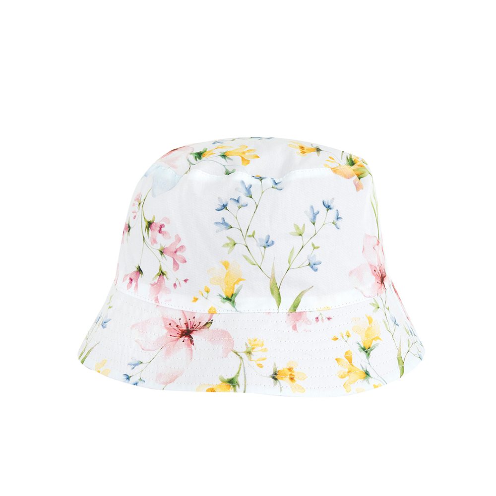 浪漫花都-滿版花朵雙面帽