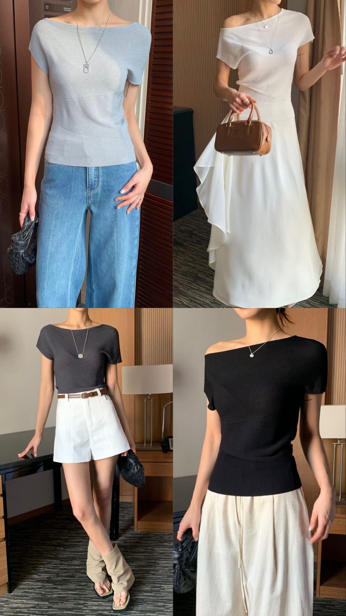 OB6144 斜織貼身上衣