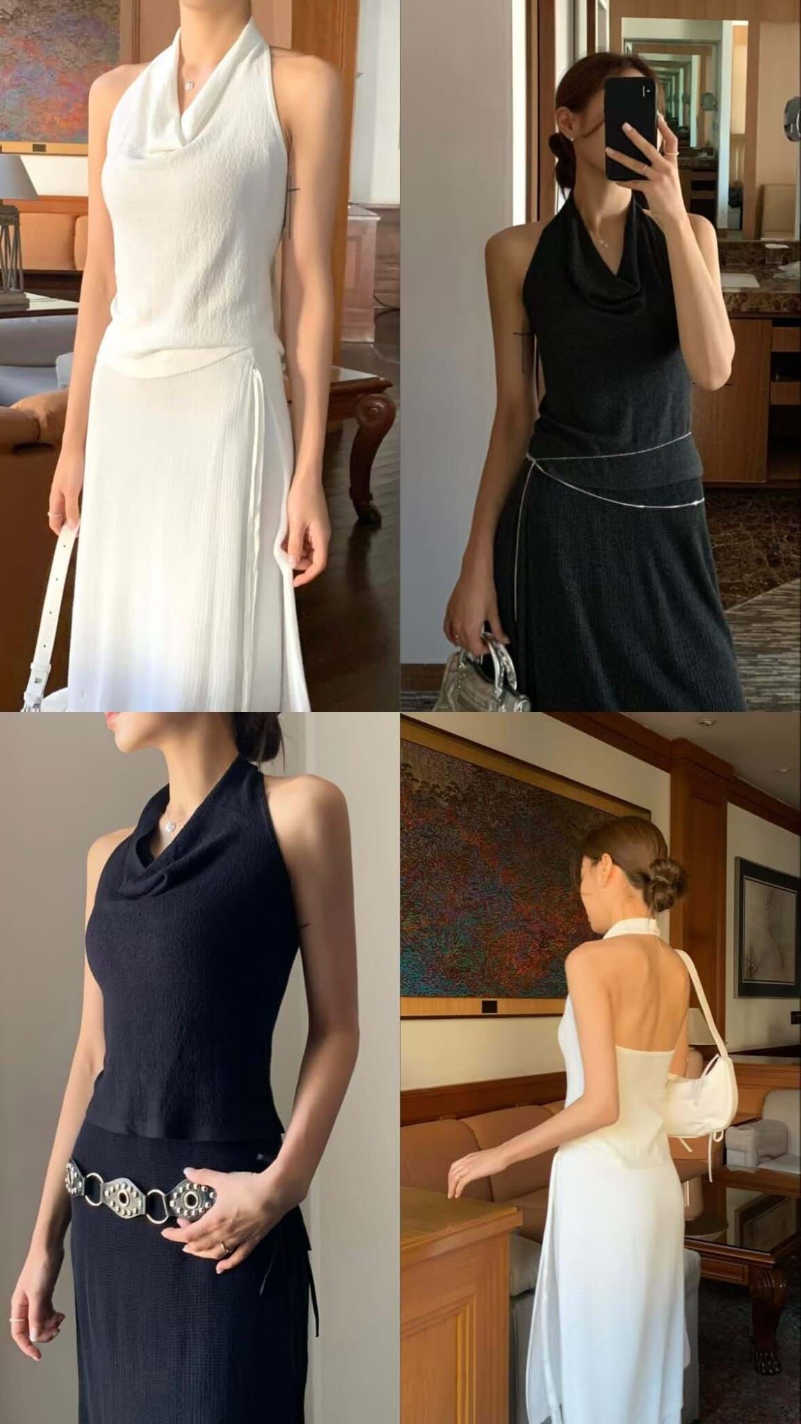 OB6145 掛頸質感背心