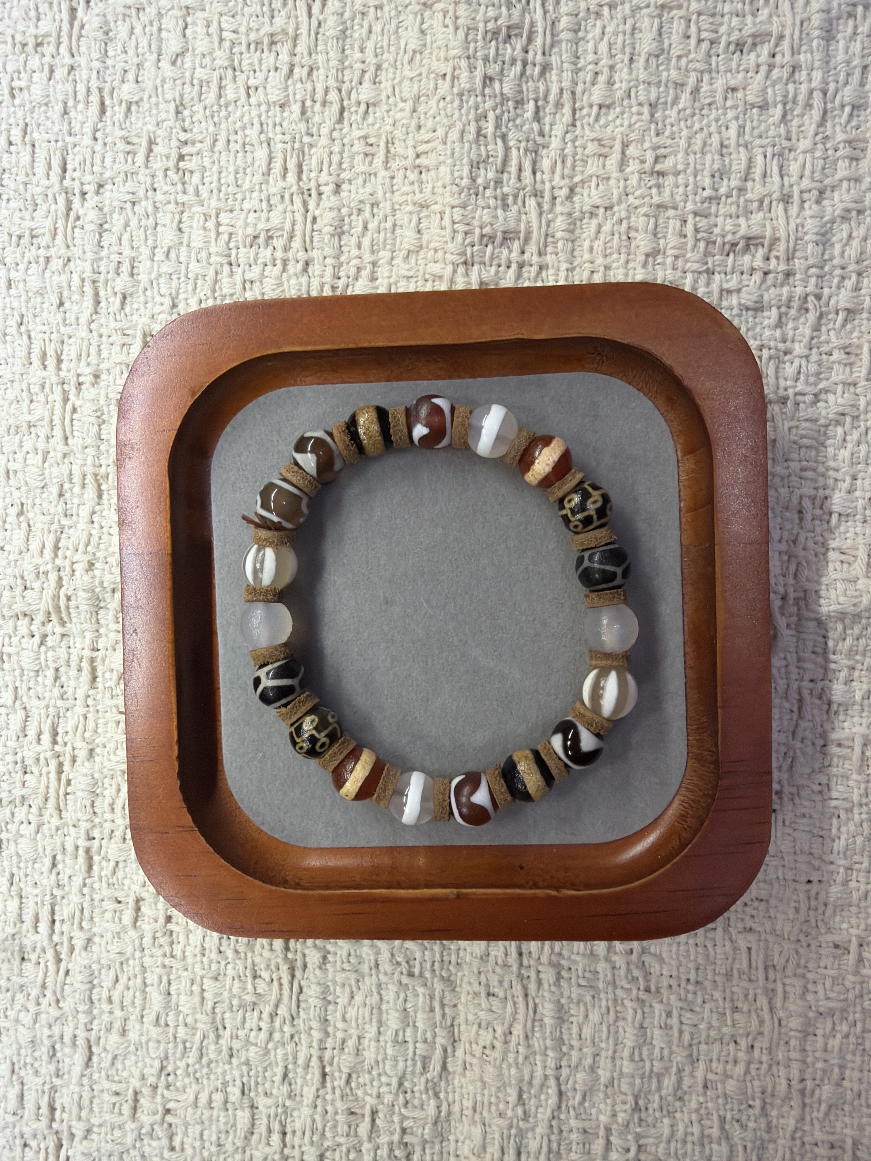 SK26 老料多寶天珠 約8mm (D10)