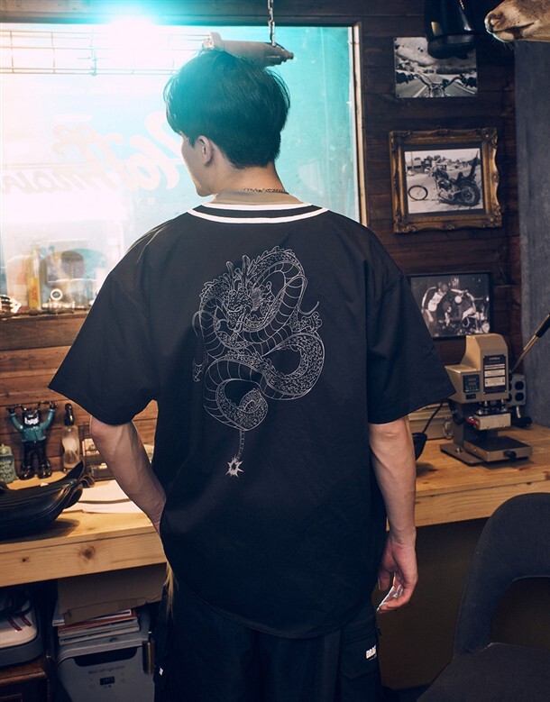 七龍珠Z神龍款棒球衫