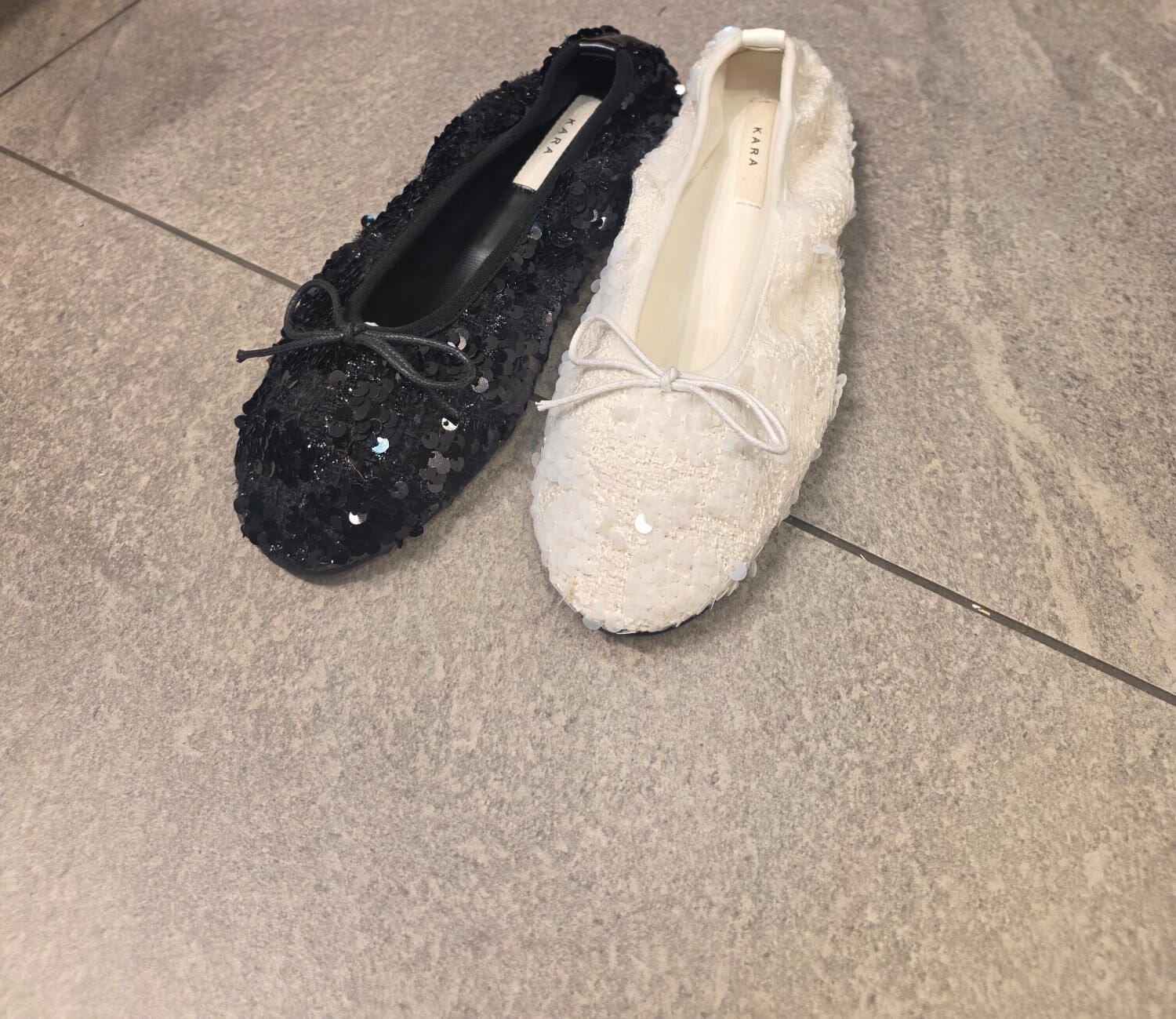 SH6107 閃閃亮片娃娃鞋 *足碼*