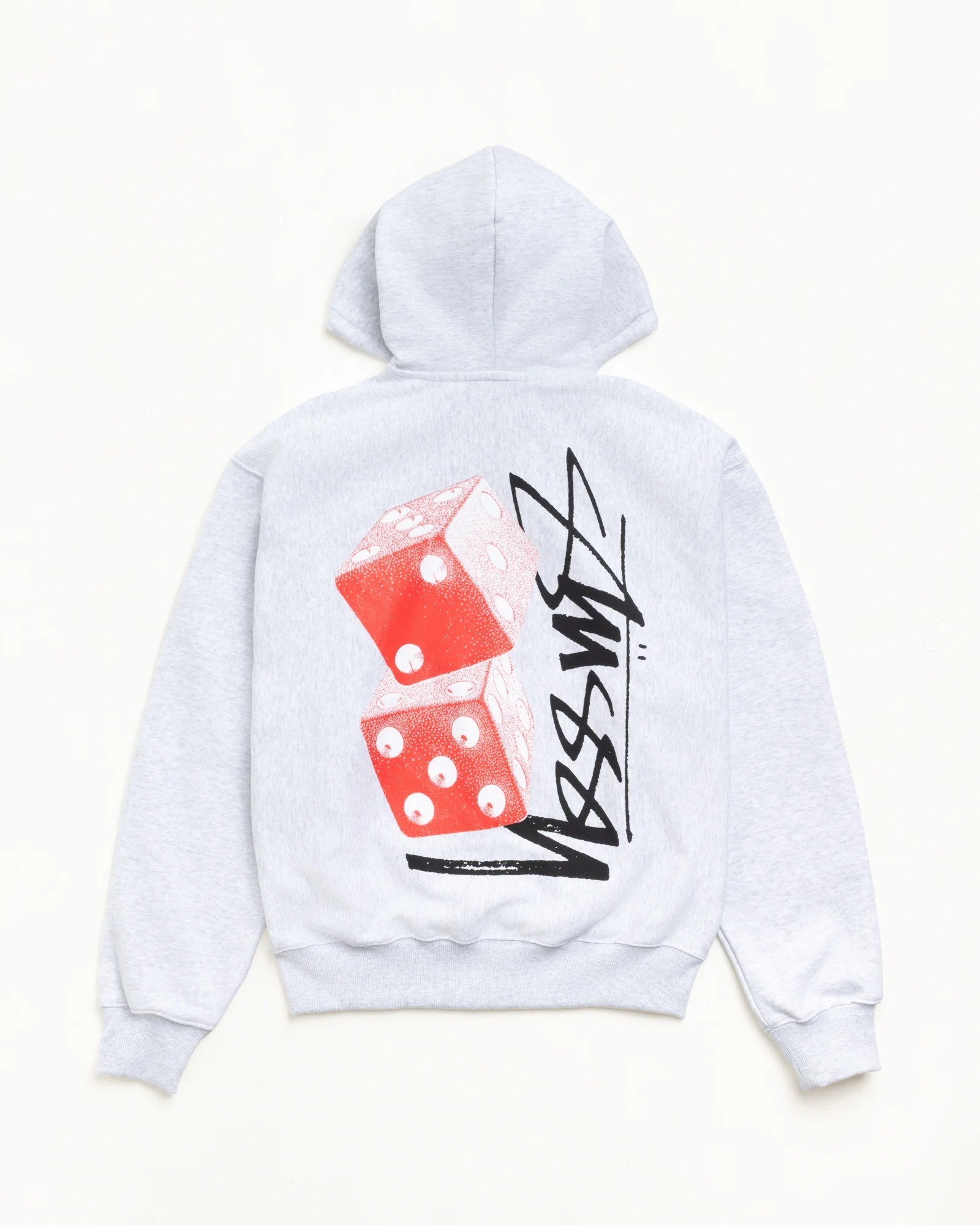 STUSSY TALL DICE ZIP HOODIE  Ash Heather 拉鏈外套