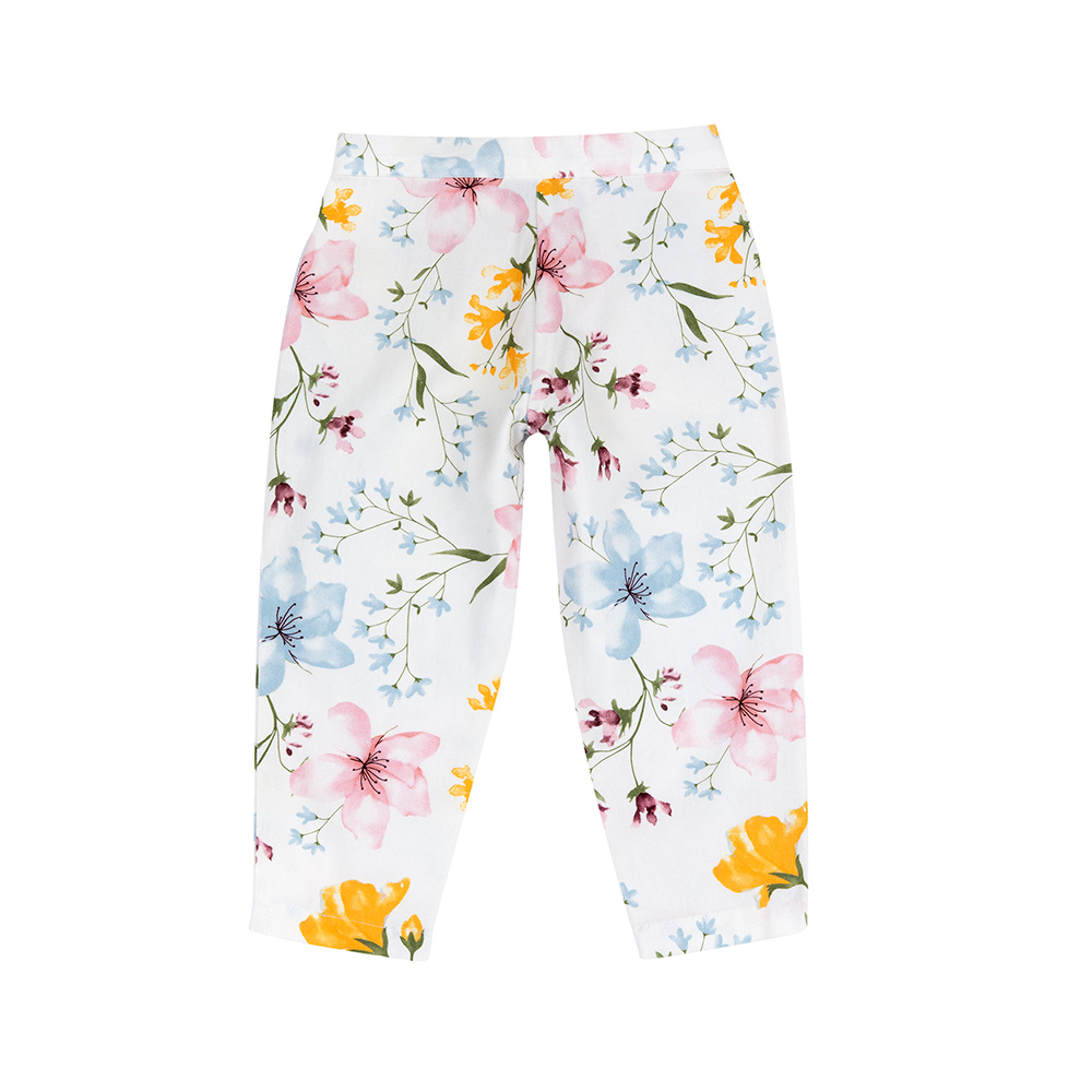浪漫花都-滿版花朵長褲