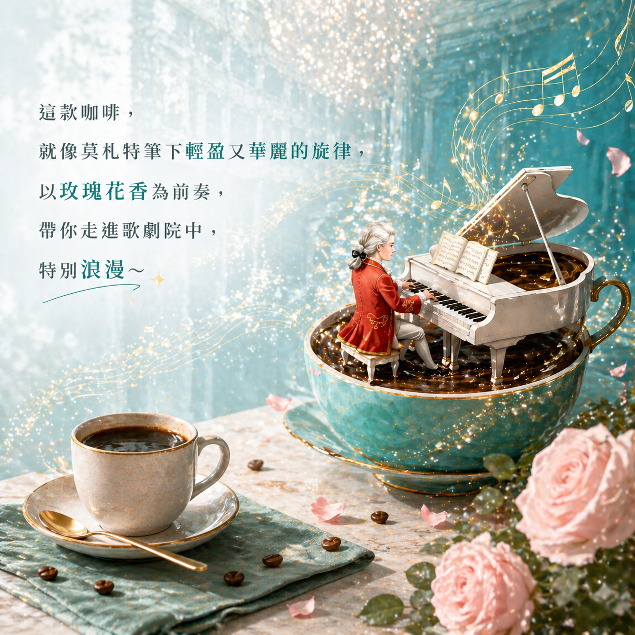 03｜莫札特－魔笛 濾掛式咖啡（5入組）中淺焙/玫瑰花香