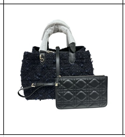 FRA-CCG0427-484 法式輕奢Tote Bag - 黑色 (A34)