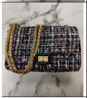 FRA-CCG0427-486 法式輕奢Tote Bag - 黑彩色 (A36)