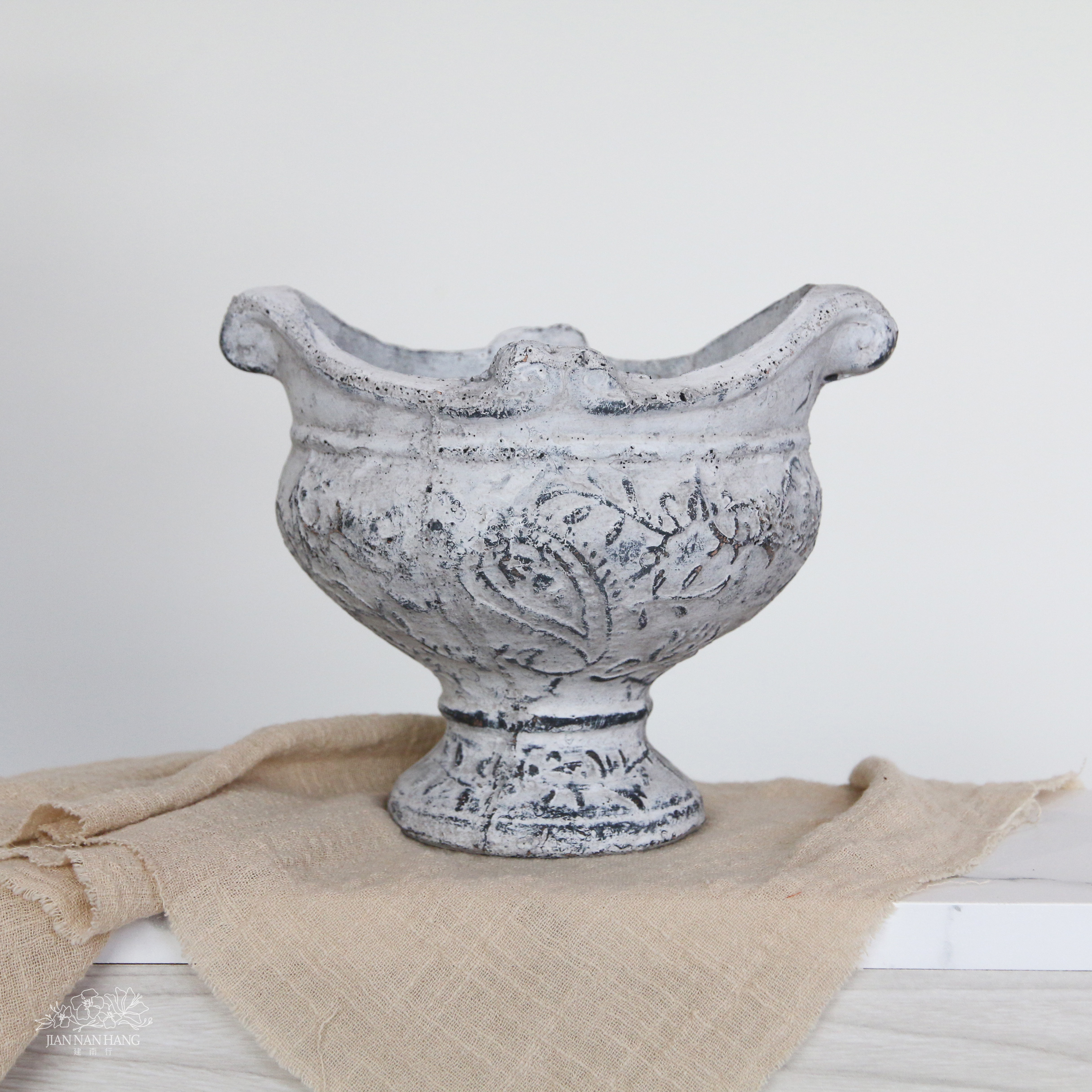 水泥花器 宮廷仿舊杯