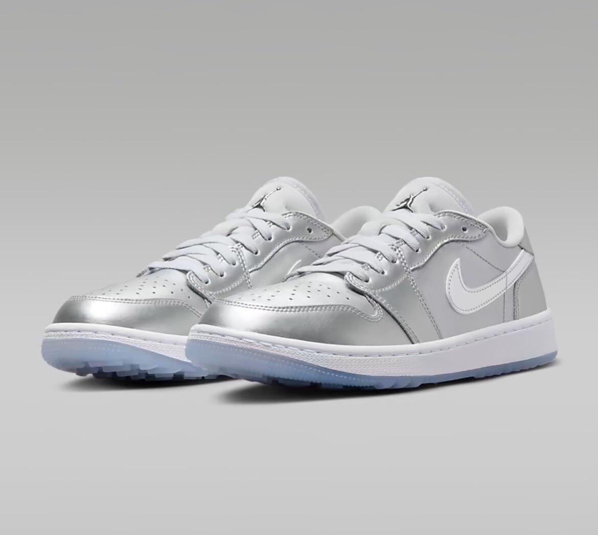 限量Jordan 1 Low Golf NRG 金屬銀
