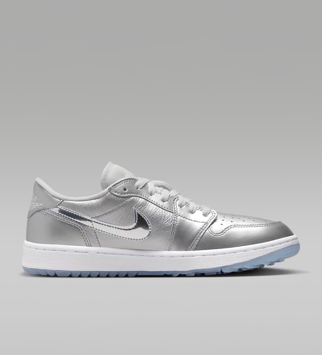 限量Jordan 1 Low Golf NRG 金屬銀