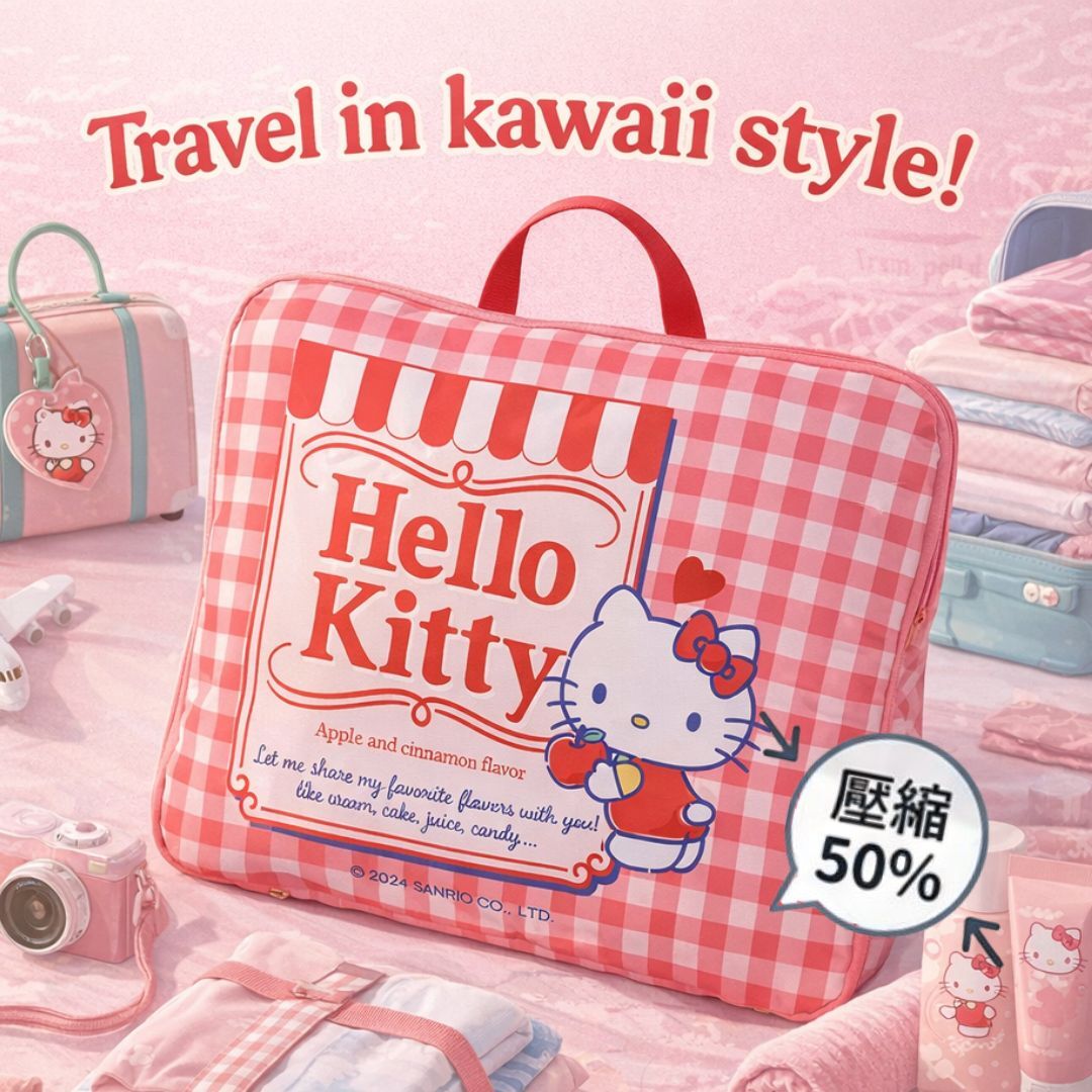 Hello Kitty Travel Compression Storage Bag - Storage Bag