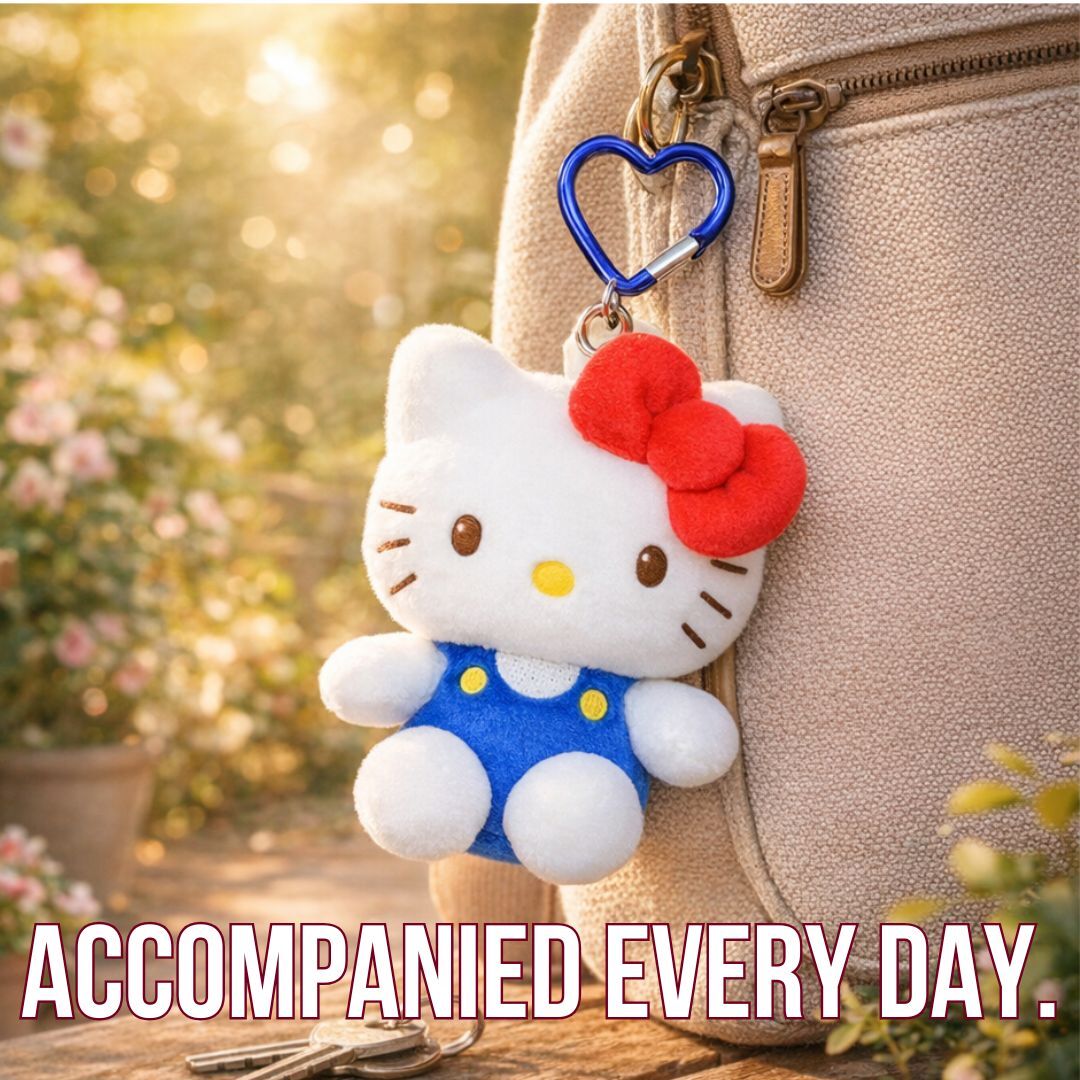 Hello Kitty Sanrio 毛絨公仔鎖匙扣飾物