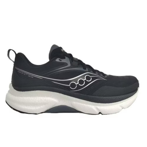Saucony 索康尼 Omni 23 ST SA21073-100 男 慢跑鞋 寬楦 跑鞋 路跑 穩定支撐 黑 白
