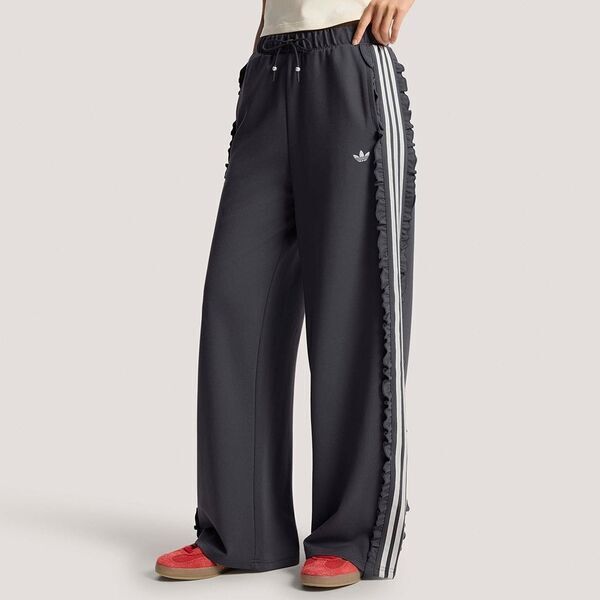 Adidas 愛迪達 Tracksuit Pant KU9385 女 長褲 運動長褲 休閒長褲 黑 亞版 輕量
