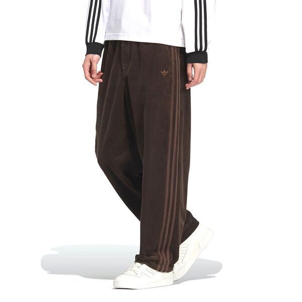 Adidas 愛迪達 Tapered Pants KS5976 男 長褲 休閒長褲 深咖啡 亞版 燈芯絨 復古時尚