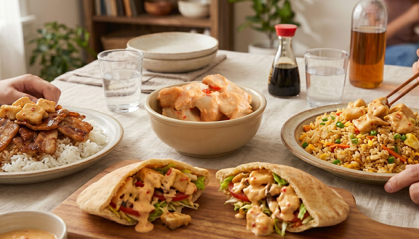 協發行黃金杏鮑菇炒飯吃法-5分鐘快速輕食教學-辦公室午餐提案