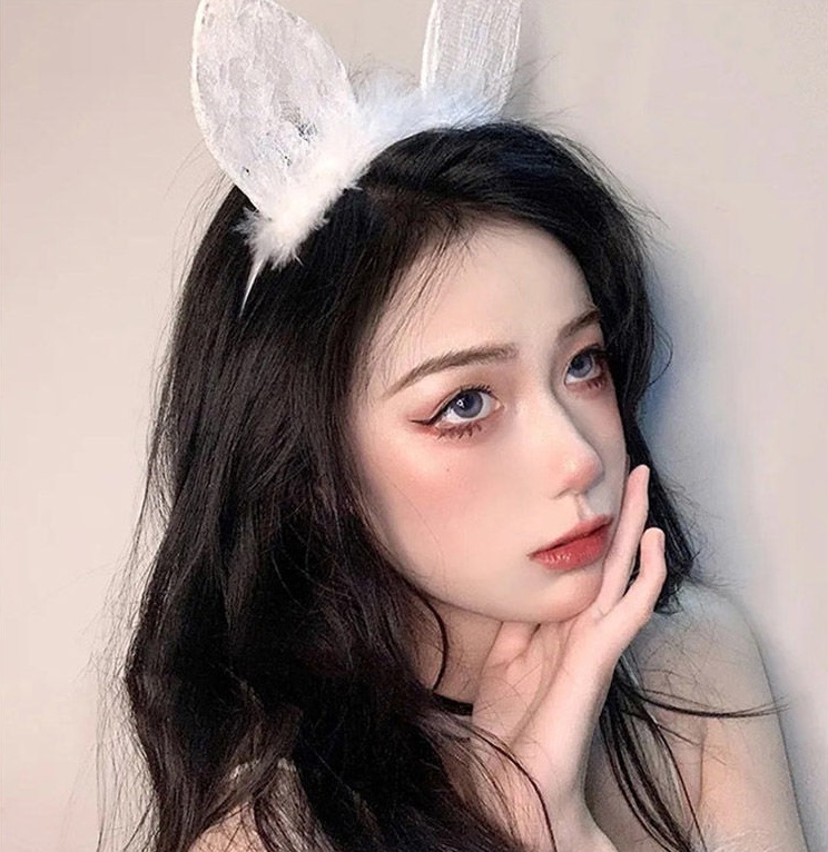 【夜店女王】蕾絲貓耳髮箍