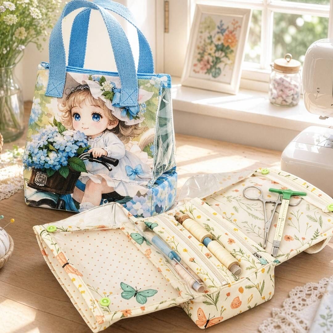 販售原尺寸【紙型】(三角多層收納包/手提包)