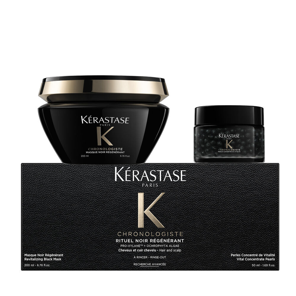 KÉRASTASE 逆時光至臻修護沙龍專業護理套裝（髮膜200ml+濃縮魚子醬精華50ml）[平行進口]
