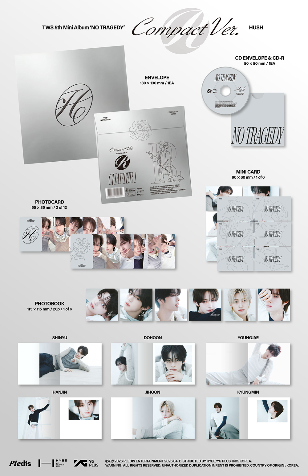 TWS ~ NO TRAGEDY (5th Mini Album)