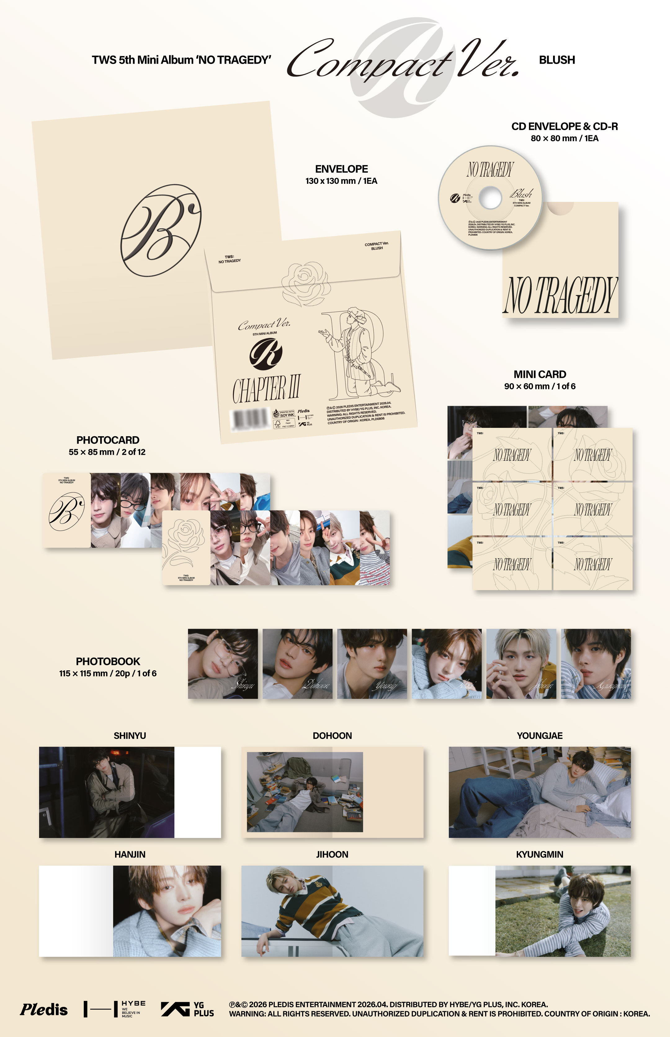 TWS ~ NO TRAGEDY (5th Mini Album)
