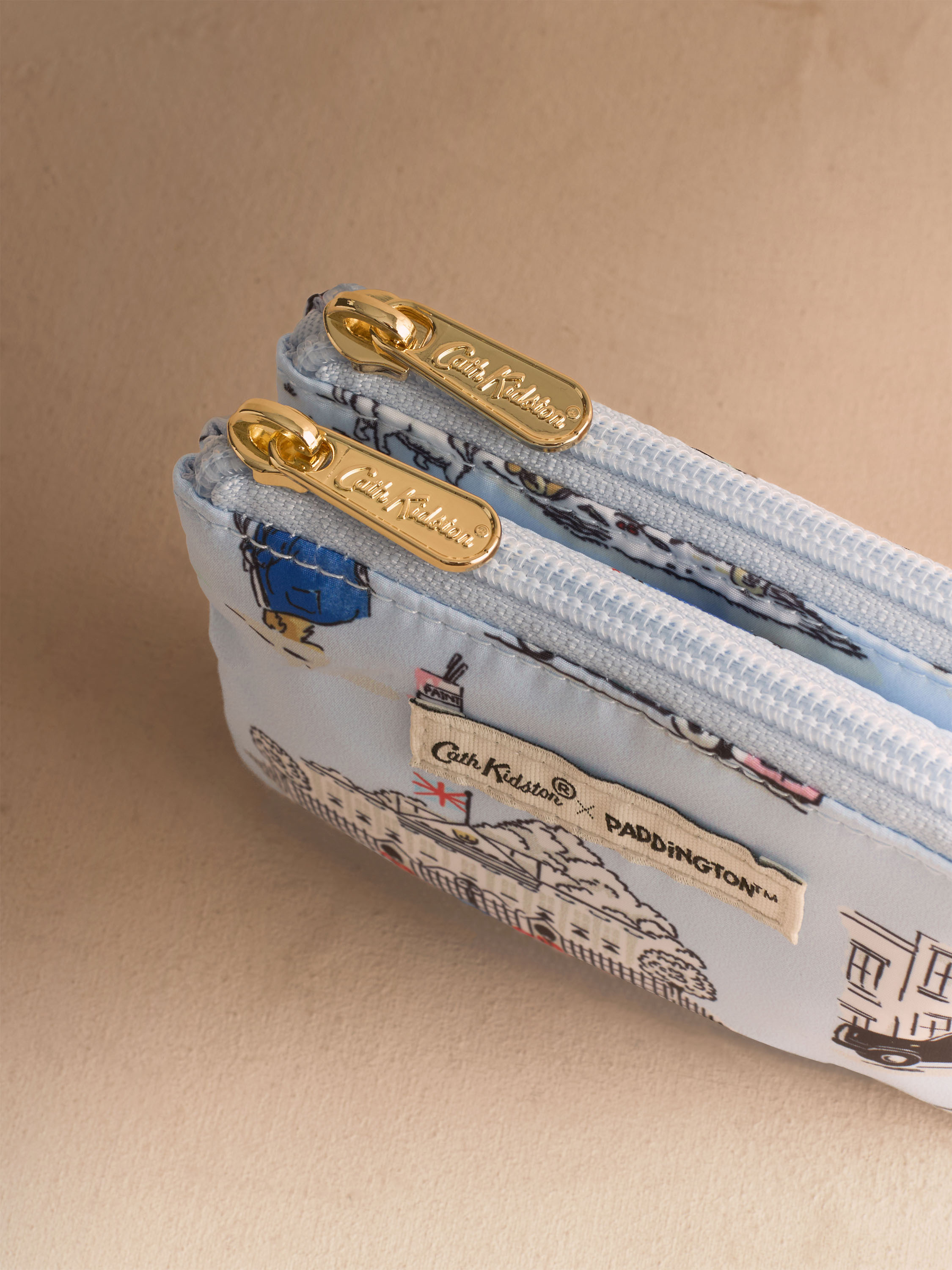 Paddington London Icons 雙層拉鍊零錢收納包