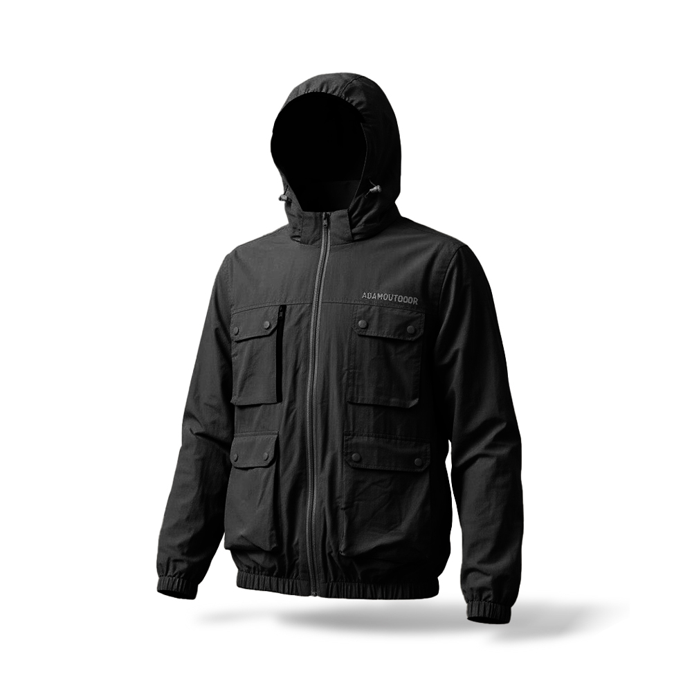 ADAMOUTDOOR｜24V冰感循環冷卻服-極夜黑
