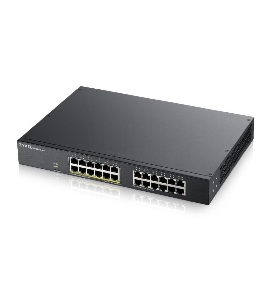 Zyxel 合勤 GS1900-24EP 智慧型網管 24埠 Gigabit PoE 交換器