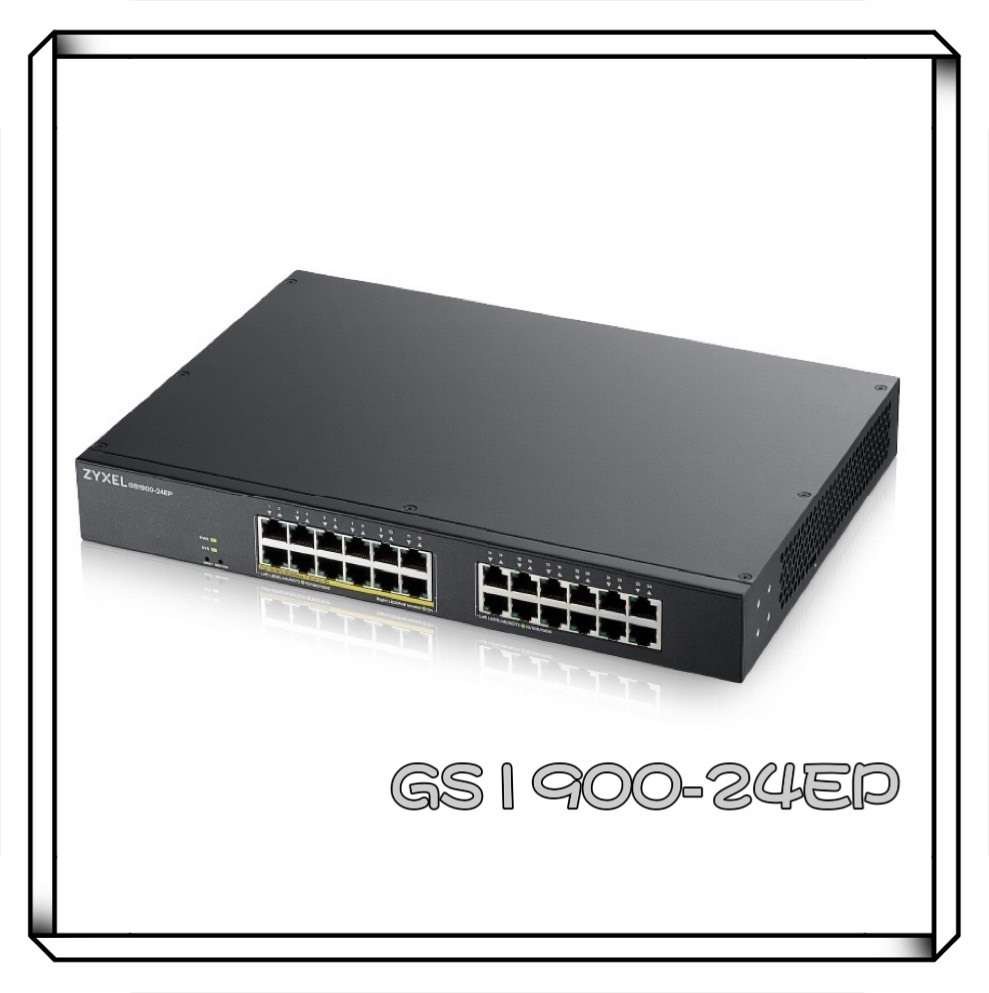 Zyxel 合勤 GS1900-24EP 智慧型網管 24埠 Gigabit PoE 交換器
