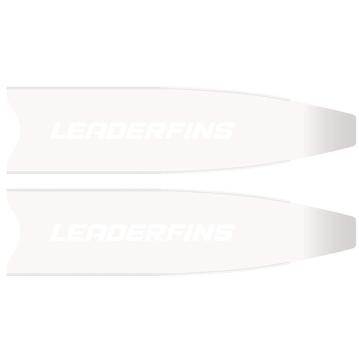 LEADERFINS - 玻璃纖維長蛙板：極地白