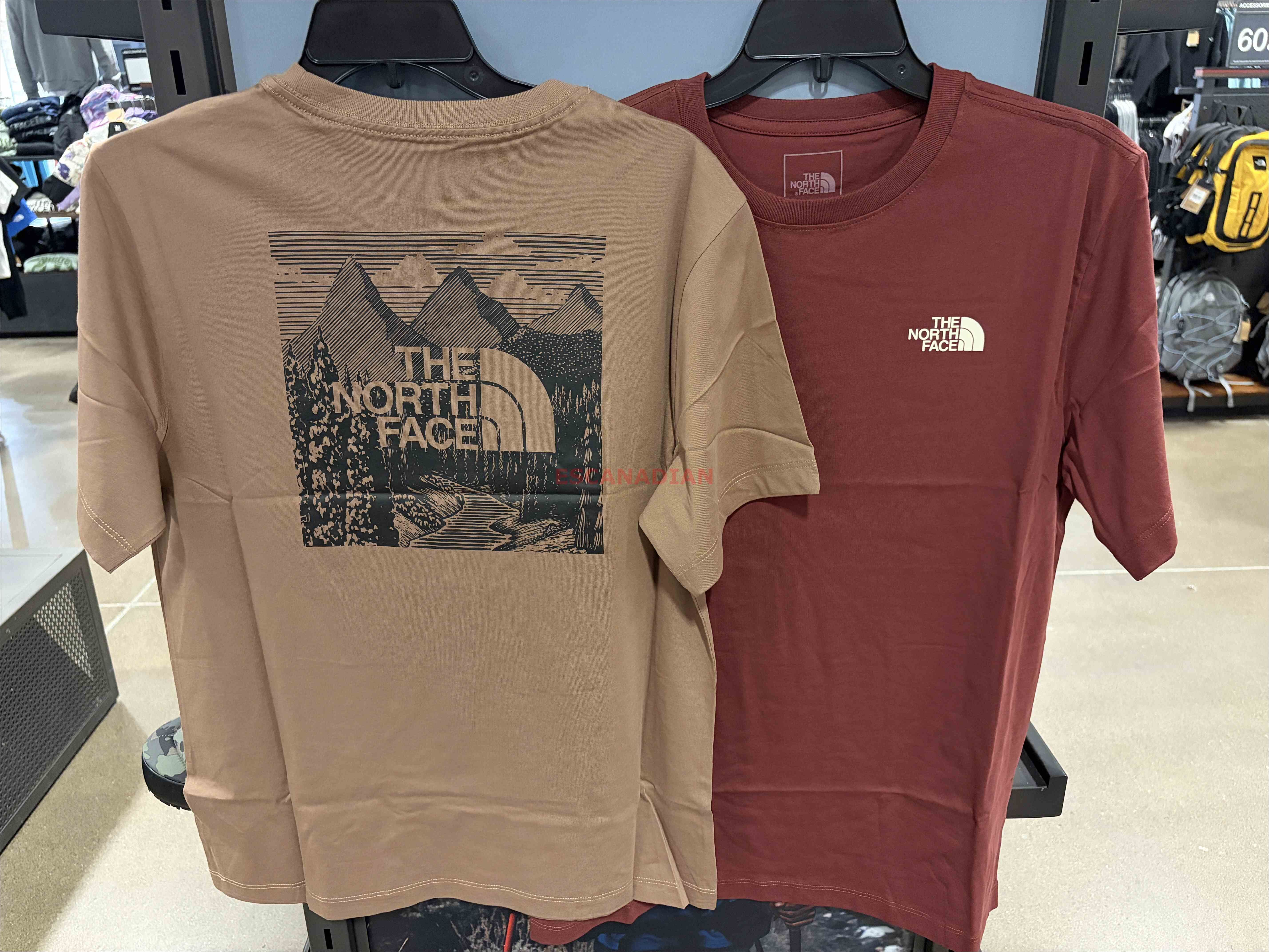 THE NORTH FACE 男大人 山脈BOX 正反圖 短TEE (2色)