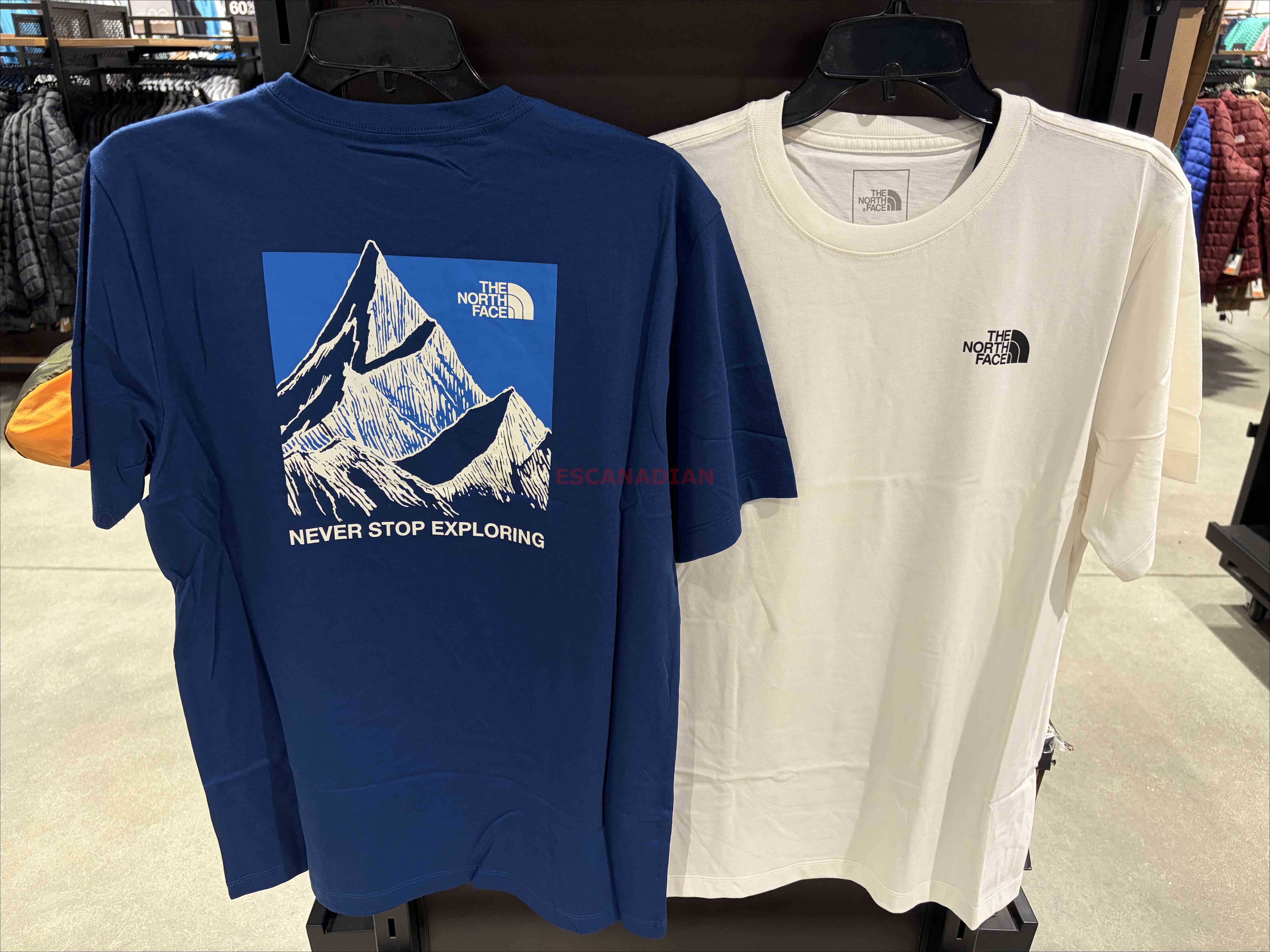 THE NORTH FACE 男大人 造型雪山 正反圖 短TEE (2色)