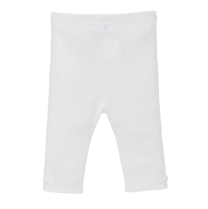 舞颯兔八分內搭褲-白色