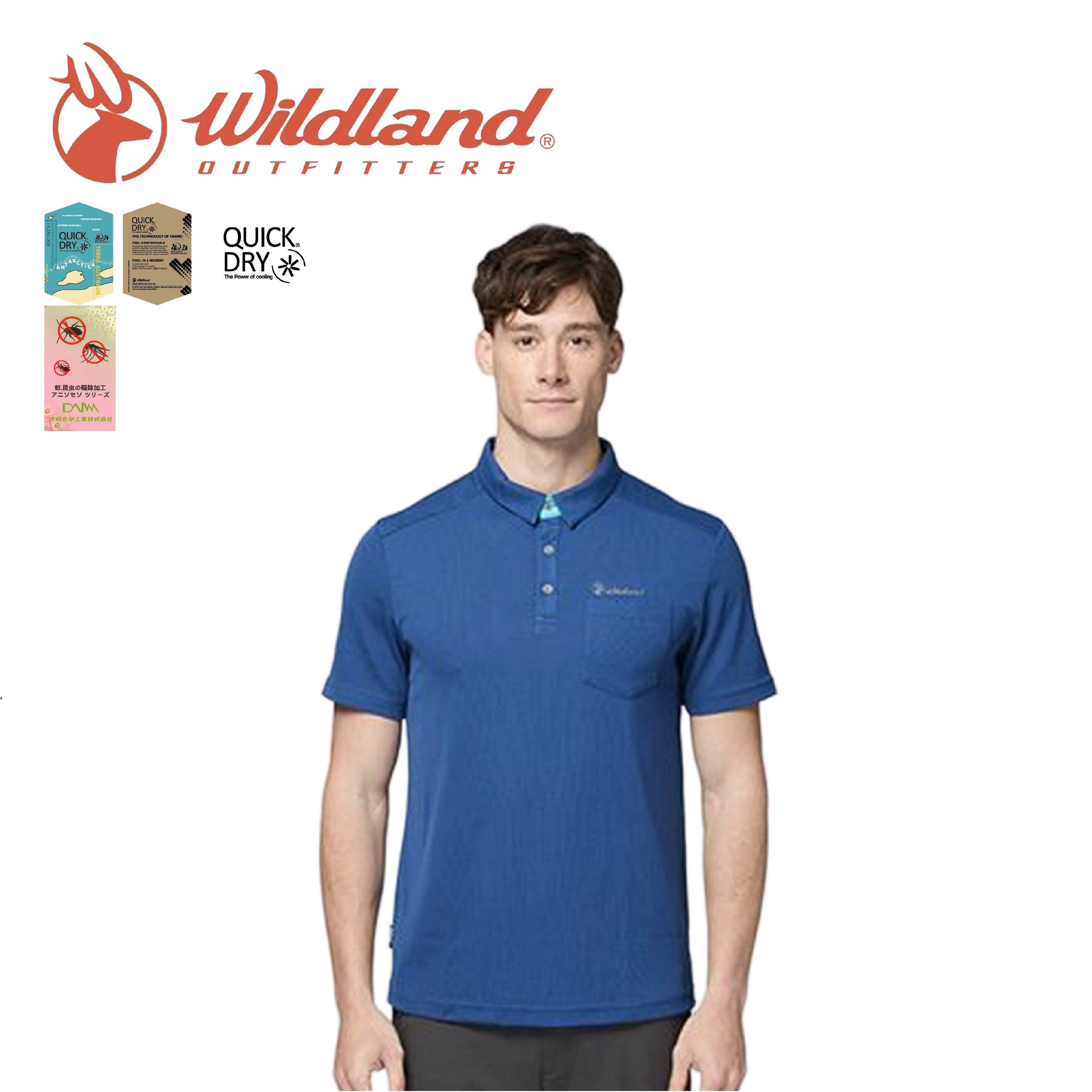 Wildland 荒野 彈性抗UV防蚊POLO上衣 男款 (3色) 10W1628
