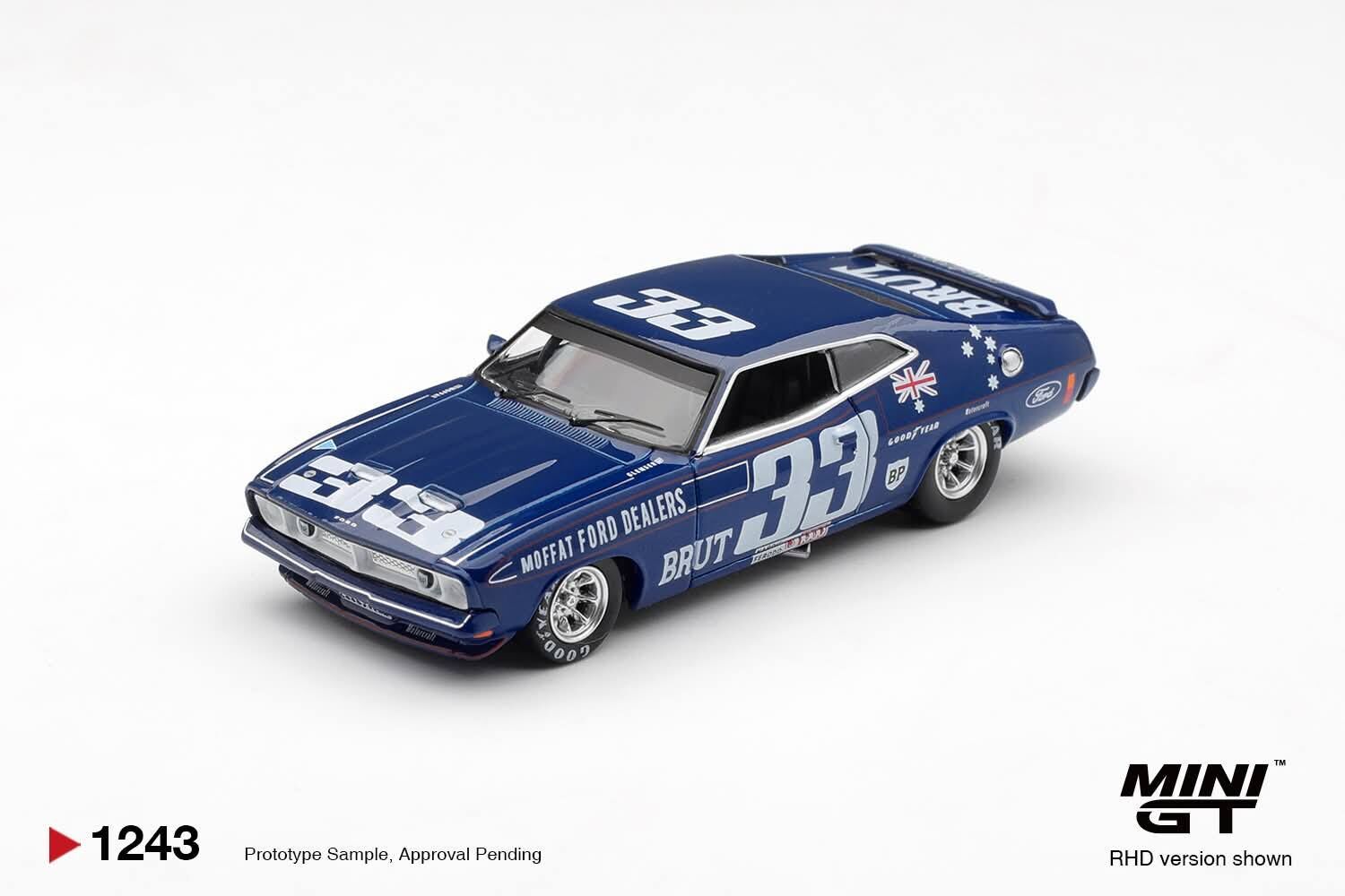 預訂:1/64 MINI GT Ford XB Falcon GT #33 1974 Bathurst 1000 Australia Exclusive (MGT01243-R)