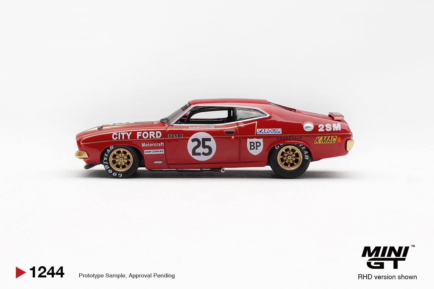 預訂:1/64 MINI GT Ford XB Falcon GT #25 1975 Bathurst 1000 Australia Exclusive (MGT01244-R)