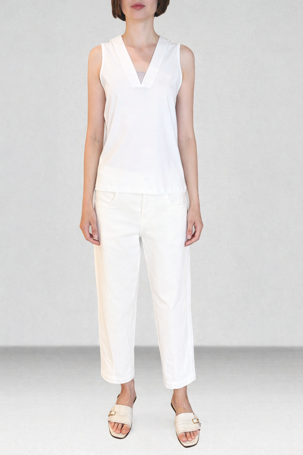 Eleventy  雙層V領背心