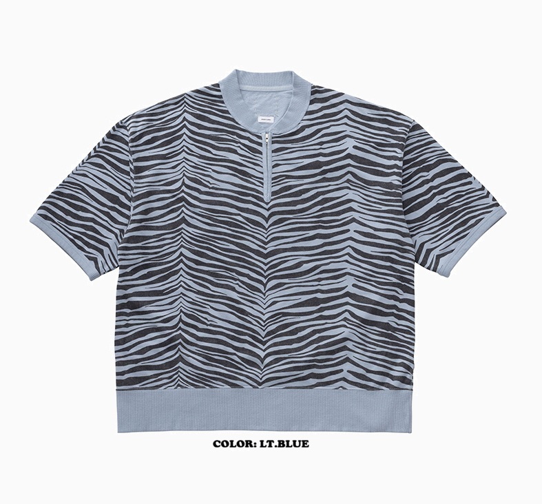 VISVIM 2026 S/S MONDO HENLEY ZIP S/S QUAGGA - PRE ORDER ITEM (預訂中)