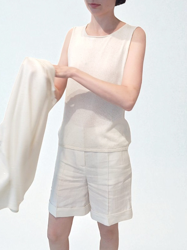 Eleventy  絲棉針織背心