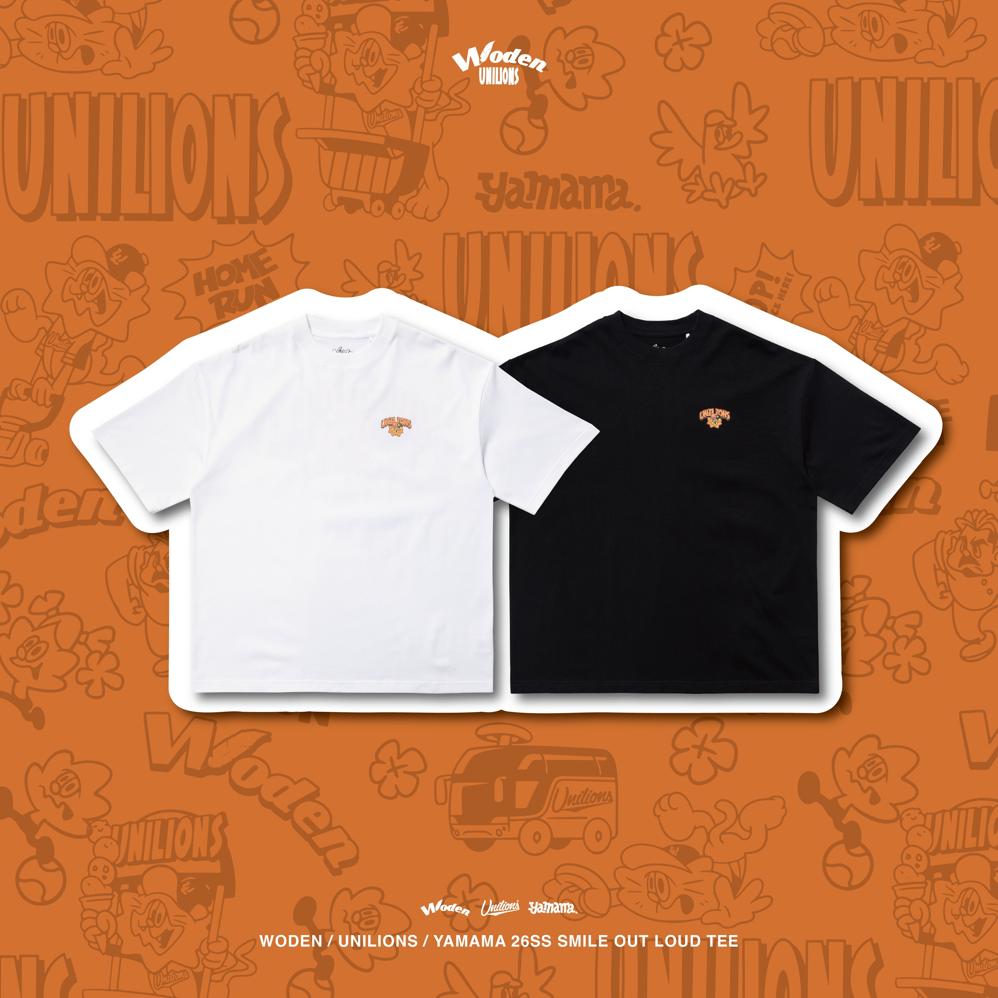 【車庫服飾】WODEN 011 UNI/YAM Smile Out Loud Tee