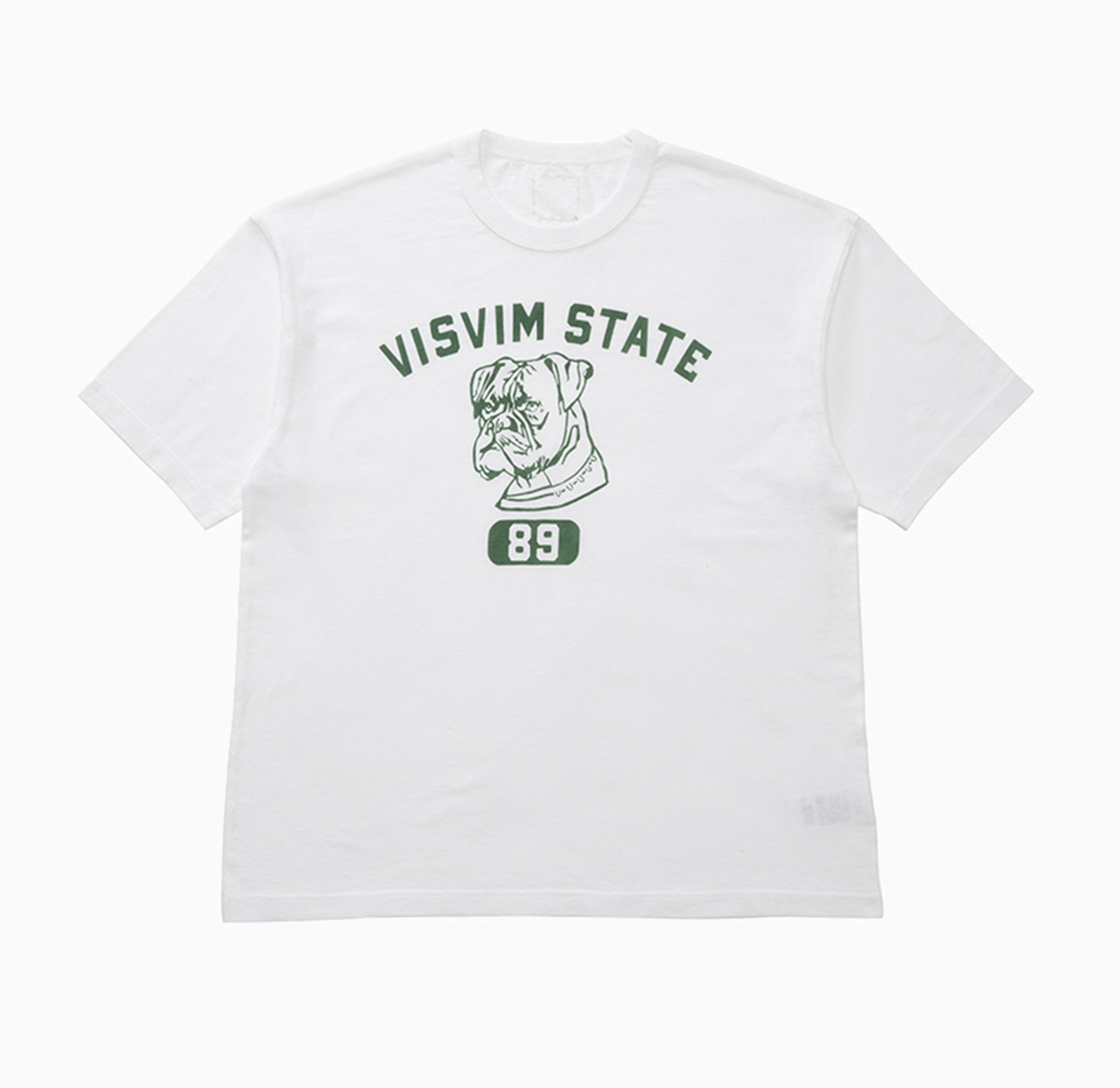 VISVIM 2026 S/S JUMBO TEE S/S 89 DMGD - WHITE PRE ORDER ITEM (預訂中)