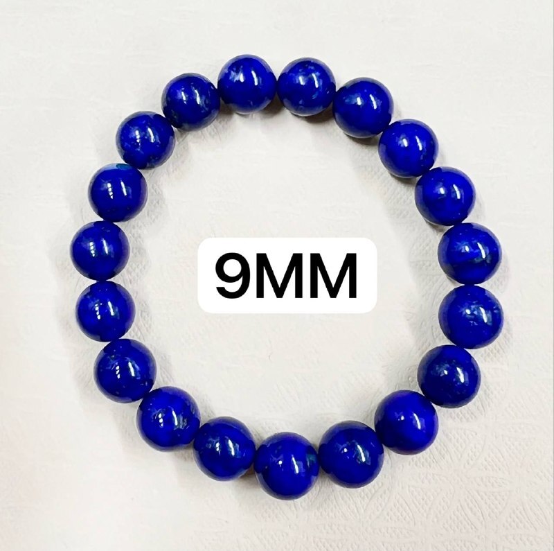 [S] GEMZ & CO LPSA LAPIS LAZULI BRACELET - 9MM, C83 (C83)