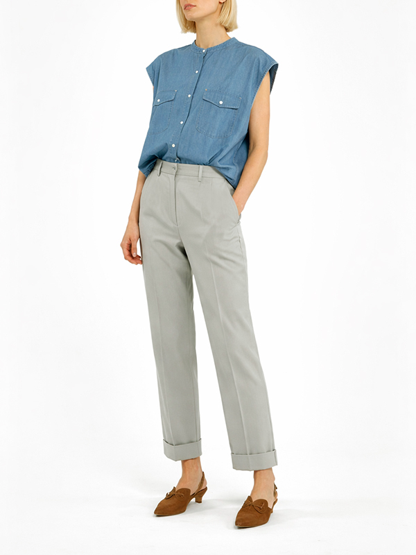 TELA  抽繩反摺褲